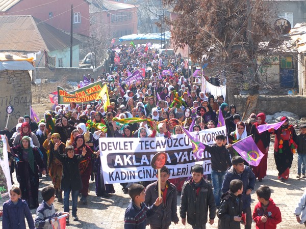 Yüksekova'da '8 Mart Kadınlar Günü' Kutlandı. Fotoğraflar Ömer TEKİN