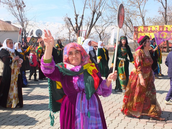 Yüksekova'da '8 Mart Kadınlar Günü' Kutlandı. Fotoğraflar Ömer TEKİN