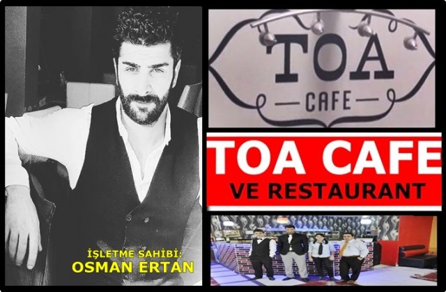 TOA CAFE VE RESTAURANT - OSMAN ERTAN

Ramazan Bayramınız mübarek, yüreğiniz umutlu, ömrünüz bahtlı ve yuvanız bereketli olsun. Nice huzur ve sevgi dolu bayramlara...