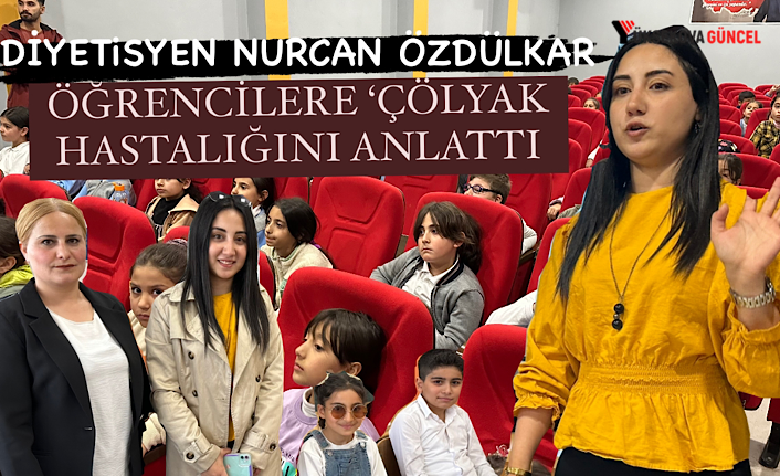 Yüksekova’da öğrencilere Çölyak hastalığının bilgilendirmesinin ardında, çölyak hastası Nisa’ya sınıfta sürpriz yapıldı