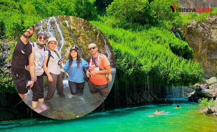 Hakkari’nin Doğa Harikası “Kaval Şelalesi” Doğaseverlerin Uğrak Mekanı Oldu