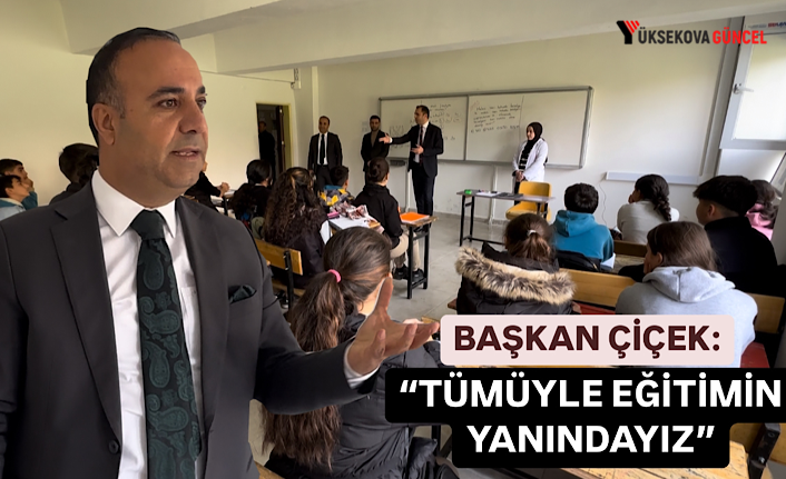 Başkan Çiçek: “Beldemizin tüm öğrencilerinin okuması için Büyükçiftlik Belde Belediyesi olarak yanlarındayız”