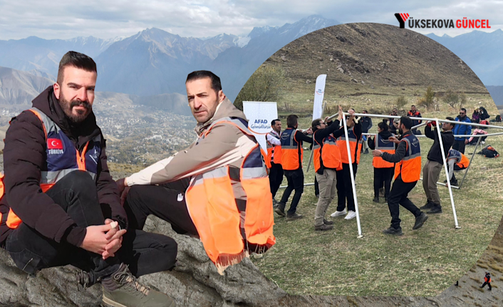 Hakkari’de AFAD gönülleri yaşanabilecek afetlere karşı eğitimden geçti