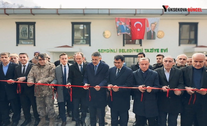 Şemdinli Belediyesi bin kişilik taziye evini hizmete açtı