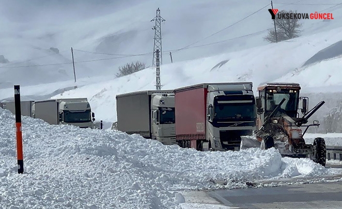 Yüksekova-Esendere Karayoluna Çığ İndi: Ekipler Müdahalede Bulundu