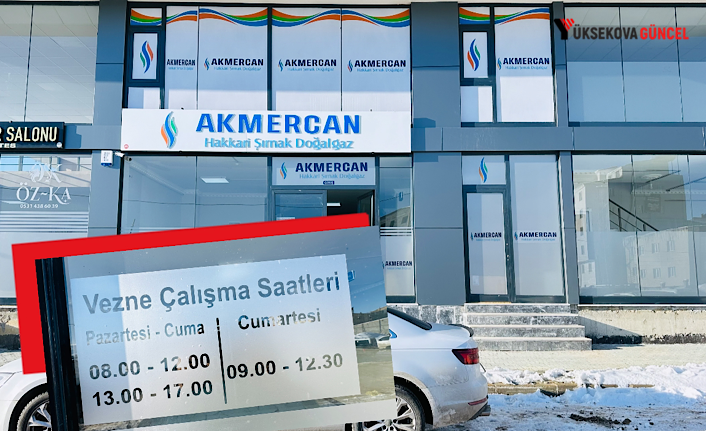 Akmercan Yüksekova Şubesi Güngör Caddesinde Hizmet Vermeye Başladı