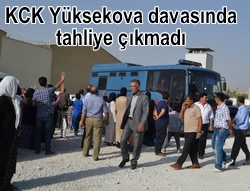 KCK DAVASINDA TAHLİYE ÇIKMADI