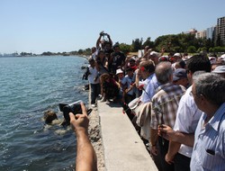 BARIŞ İÇİN AKDENİZE KARANFİL ATILDI