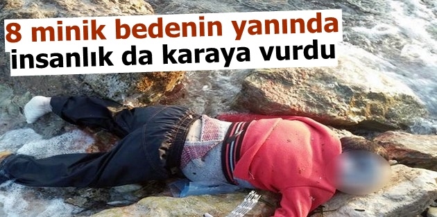 8 minik bedenin yanında insanlık da karaya vurdu