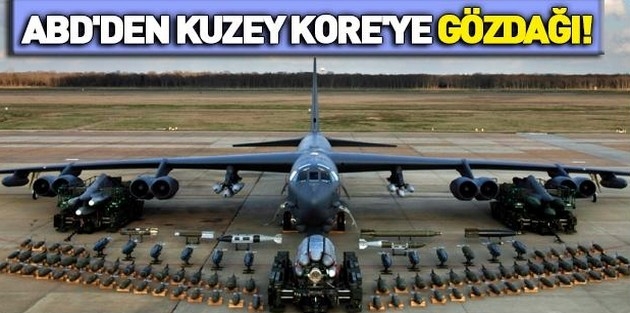 ABD'den Kuzey Kore'ye 'nükleer' kapasiteli uçakla gözdağı