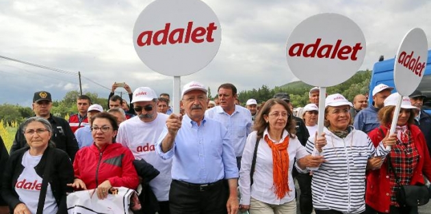 'Adalet Yürüyüşü'nde altıncı gün