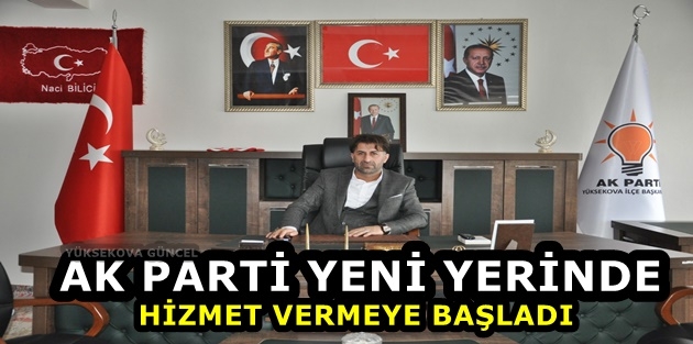 Ak Parti Yeni Yerinde Hizmet Vermeye Başladı