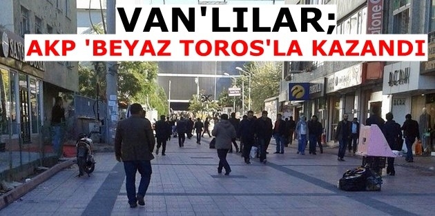 AKP ‘Beyaz Toros’la kazandı