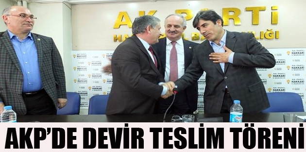 AKP’de Devir Teslim Töreni