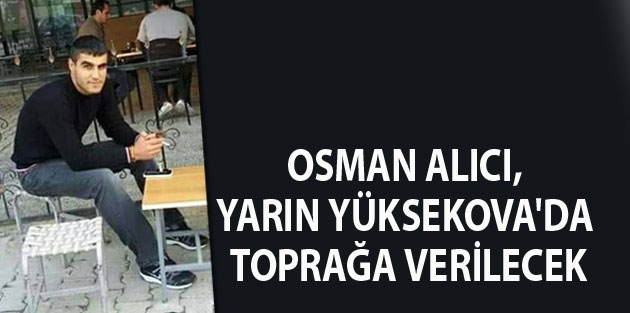 Alıcı, Yarın Yüksekova'da Toprağa Verilecek