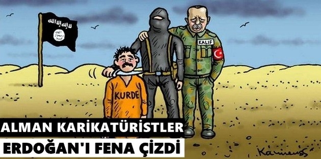 Alman karikatüristler Erdoğan’ı fena ‘çizdi’