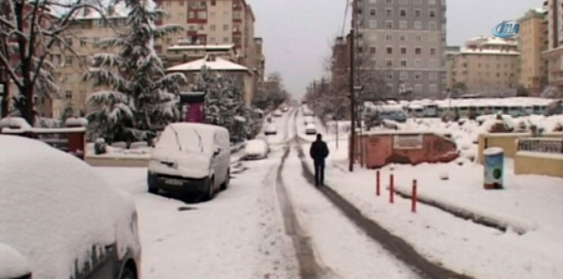 Anadolu yakası beyazlar içinde