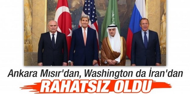 Ankara Mısır'dan, Washington da İran'dan rahatsız oldu