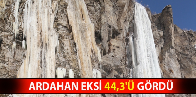 Ardahan eksi 44,3'ü gördü