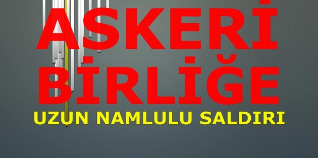 Askeri birliği uzun namlulu saldırı