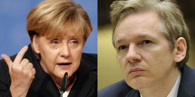 Assange: Merkel’i dinlediler, belgeleri var