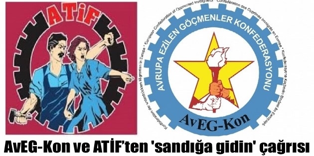 AvEG-Kon ve ATİF’ten 'katliamlara karşı sandığa gidin' çağrısı