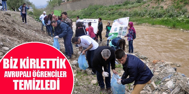 Onlar temizledi, biz baktık