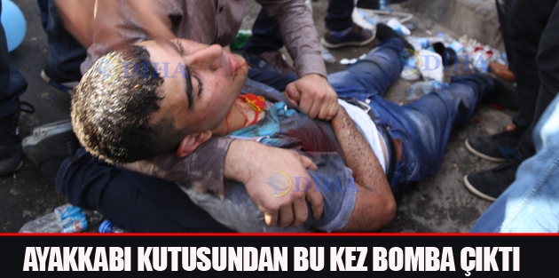 Ayakkabı kutusundan bu kez bomba çıktı