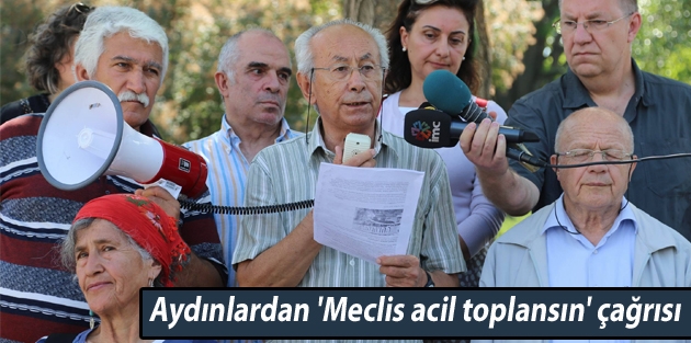 Aydınlardan 'Meclis acil toplansın' çağrısı