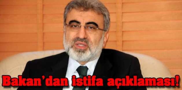 Bakan Yıldız'dan istifa açıklaması