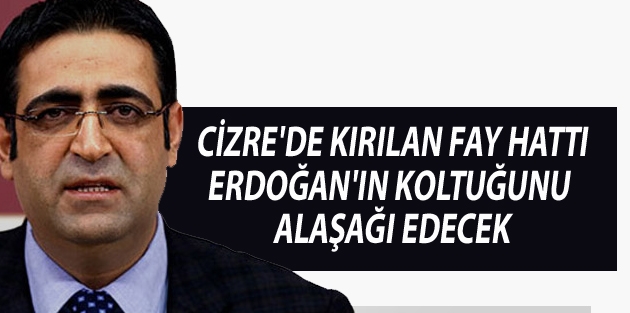 Baluken: Cizre'de kırılan fay hattı, Erdoğan'ın koltuğunu alaşağı edecek