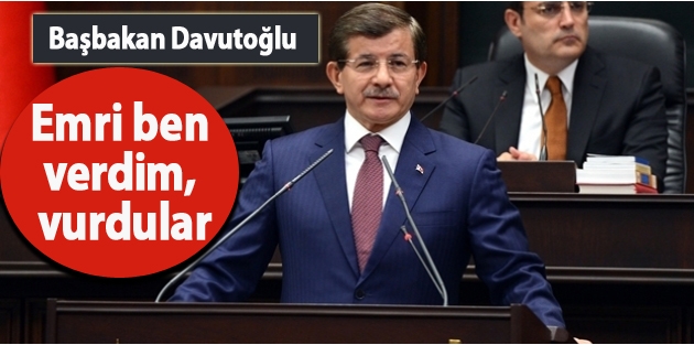 Başkaban Davutoğlu grup toplantısında konuşuyor