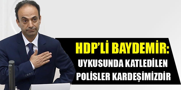 Baydemir: Uykusunda katledilen polisler kardeşimizdir