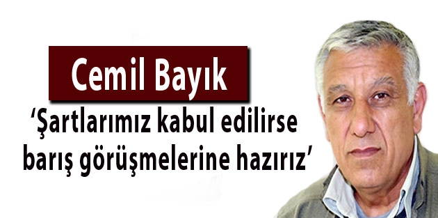 Bayık: Kürt sorunu çözülmezse IŞİD sorunu da çözülmeyecek