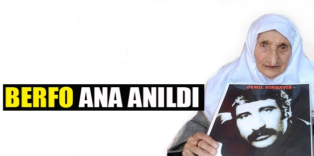 Berfo Ana anıldı