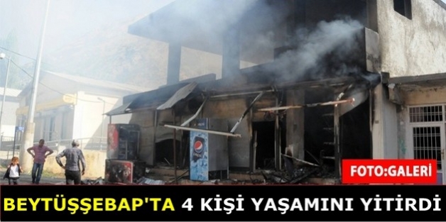 Beytüşşebap'ta 4 kişi yaşamını yitirdi