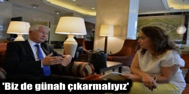 'Biz de günah çıkarmalıyız'