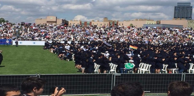 Boğaziçi mezuniyet töreninde rektöre protesto 