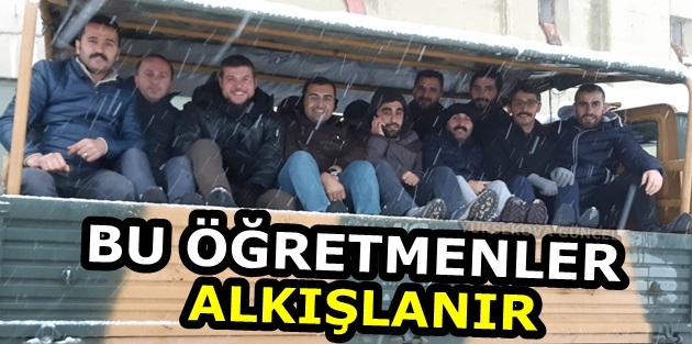 Bu öğretmenler alkışlanır