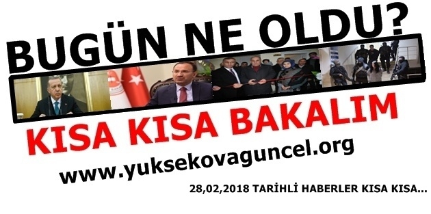 Bugün ne oldu? 