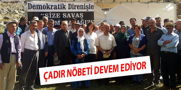 Çadır Nöbeti Devem Ediyor