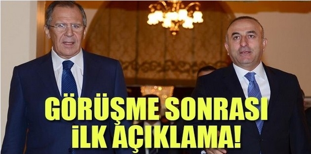 Çavuşoğlu-Lavrov görüşmesinin ardından ilk açıklama!