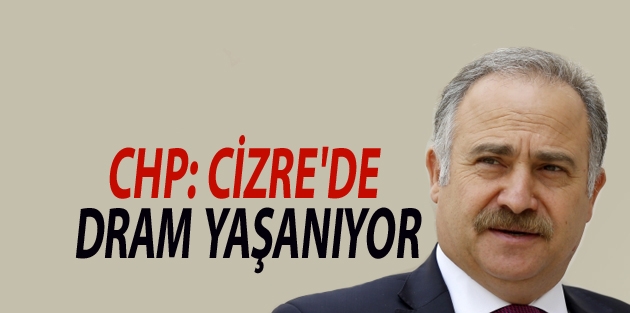 CHP: Cizre'de dram yaşanıyor