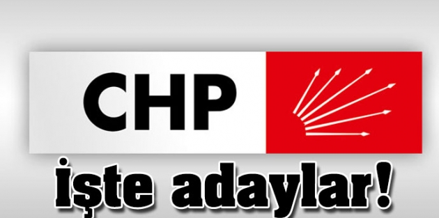 İşte CHP'nin milletvekili adayları