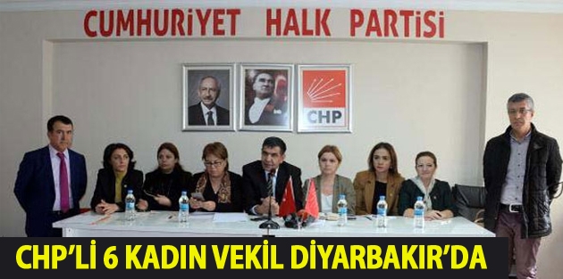 CHP’li 6 kadın vekil Diyarbakır’da