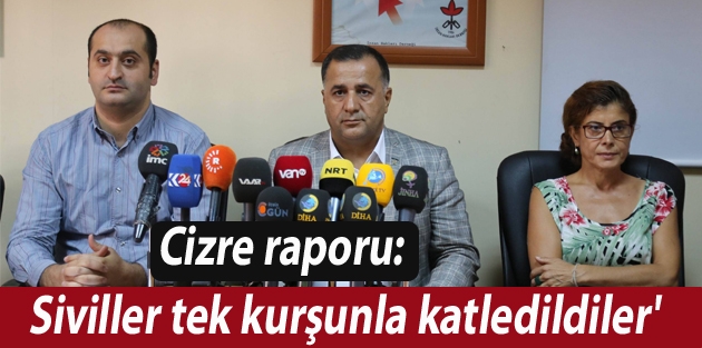 Cizre raporu: 4 sivil de keskin nişancılar tarafından vuruldu