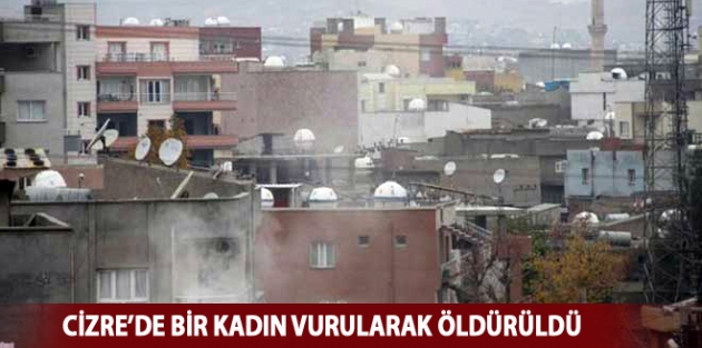 Cizre’de bir kadın vurularak öldürüldü