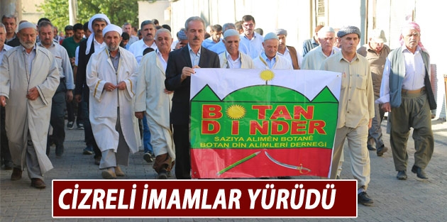 Cizreli imamlar yürüdü