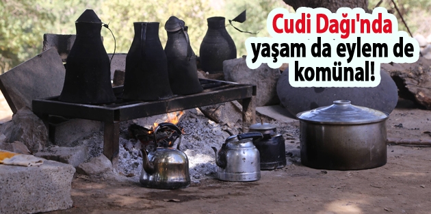 Cudi Dağı'nda yaşam da eylem de komünal!