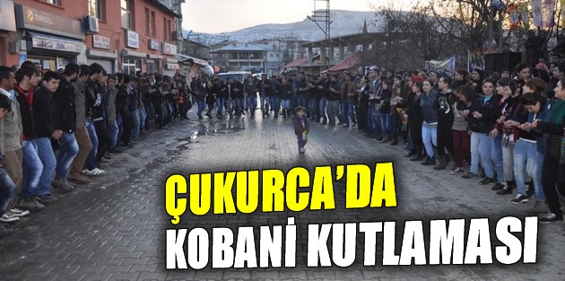 Çukurca’da Kobani Kutlaması